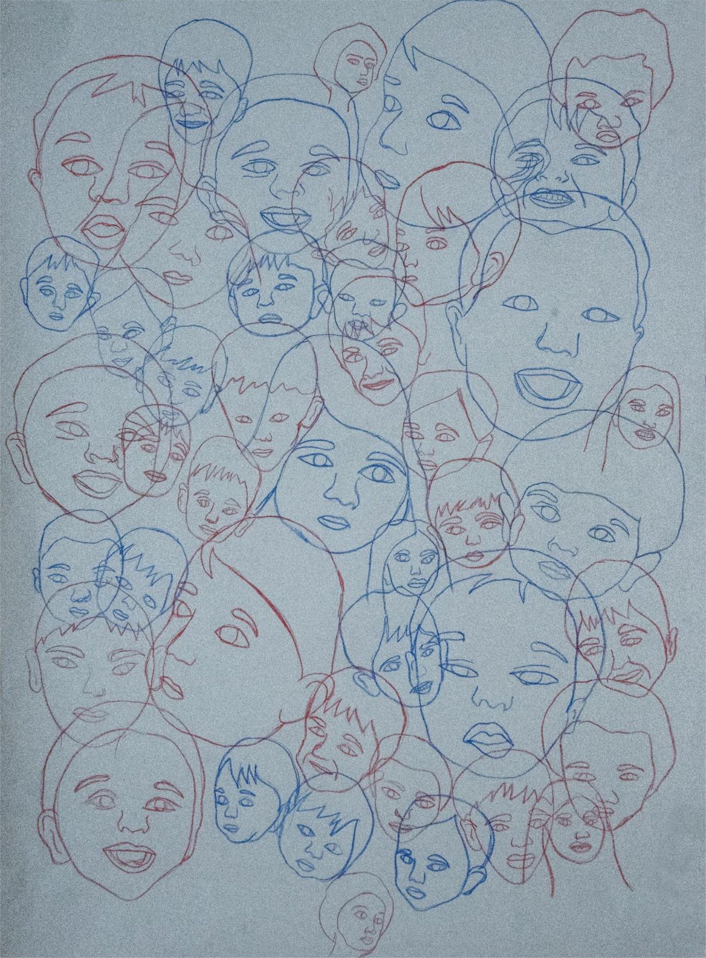Face Expression Study — full view